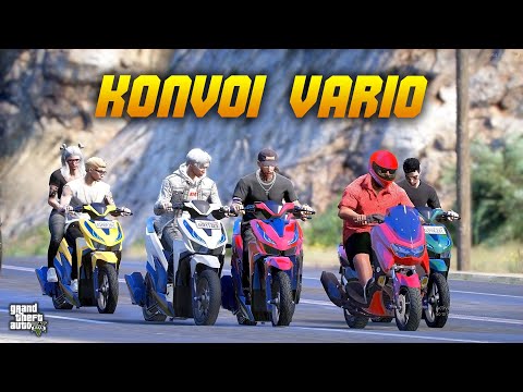 Touring on a Vario Motorcycle with Friends!! GTA 5 Roleplay Indonesia #HexosRP #hexosroleplay