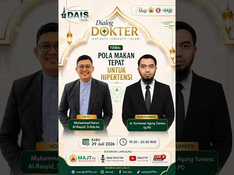 Dialog Dokter | POLA MAKAN TEPAT UNTUK HIPERTENSI | dr. Kurniawan Agung Yuwono, Sp.PD