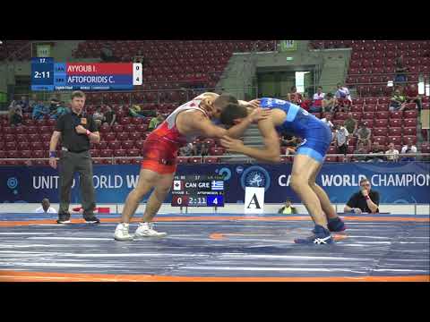 1/8 FS - 80 kg: I. AYYOUB (CAN) v. C. AFTOFORIDIS (GRE)
