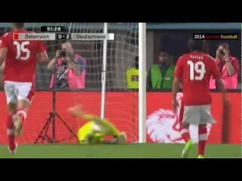 Österreich Deutschland 1:2 Gottlob (ard) Goals WM 2014 Qualifikation