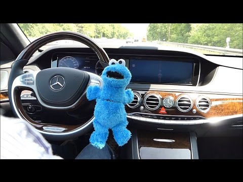 Autonomous Drive Mercedes S-Class 2017 -  Cookie Monster Self Driving