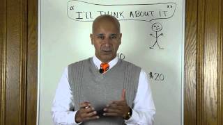 Sales Training Moment #91 - "I'll think about it."  Part 3 of 4