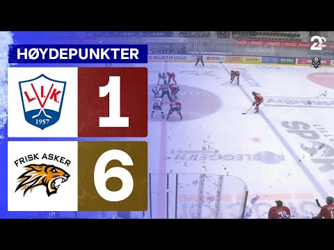 Lillehammer 1 - 6 Frisk Asker - Høydepunkter