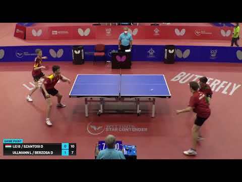 L. Ullmann (GER)/Berzosa (ESP) vs Lei/Szantosi (HUN) | U15 SF | 2021 WTT Youth Star Contender Lisbon