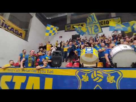 Nyski Kocioł podczas meczu PSG Stal Nysa - Barkom-Każany Lwów 3:1