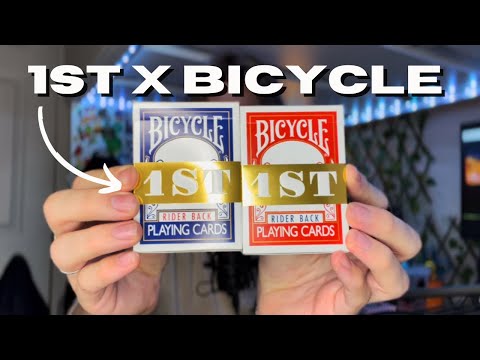 1ST X BICYCLE PLAYING CARDS!! (Deck Review)
