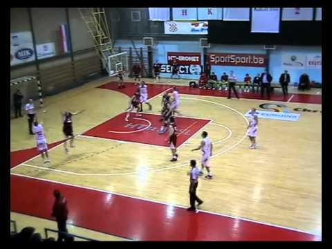 basket.ba: 20 kolo Zrinjski - Bosna 83 - 102