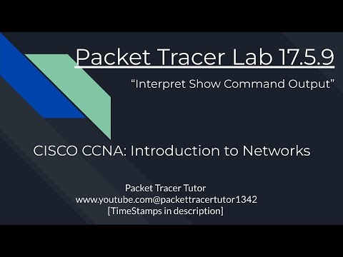 Packet Tracer Lab 17.5.9 Tutorial - Cisco Intro to Networks