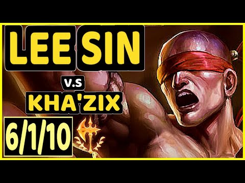 CAEDREL (LEE SIN) vs KHA'ZIX - 6/1/10 KDA JUNGLE CHALLENGER GAMEPLAY - EUW