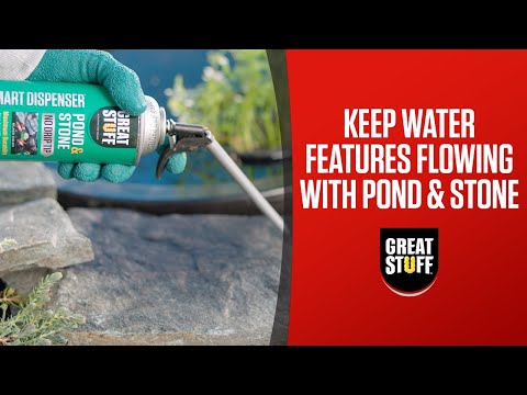 Great Stuff Pond & Stone Black Polyurethane Foam Insulating Sealant 12 oz | GR6231