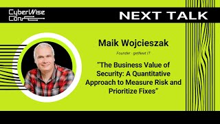 Maik Wojcieszak: The Business Value of Security