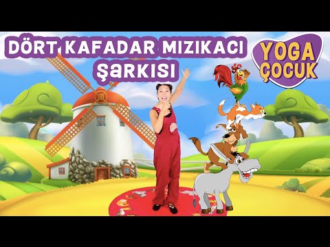 Dört Kafadar Mızıkacı Şarkısı | Bremen Mızıkacıları | Çocuk Şarkıları