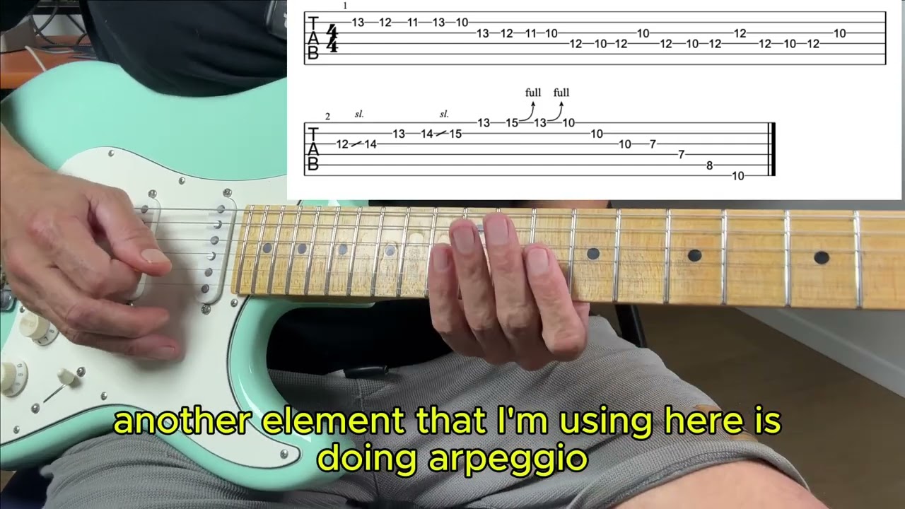 Chromatic notes, Arpeggio and Rhythm in one phrase