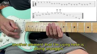 Chromatic notes, Arpeggio and Rhythm in one phrase