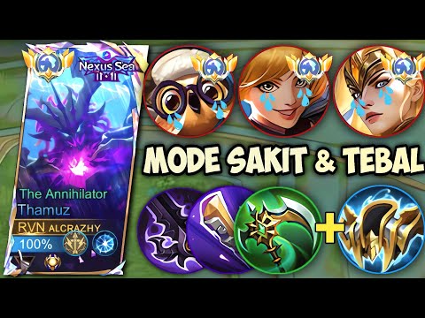 SLAUGHTERED AT THE BEGINNING‼️THAMUZ COMEBACK USING ATTACK SPEED ITEM | TOP GLOBAL THAMUZ GAMEPLA...