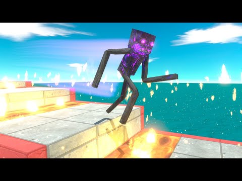 Monsters Jump Over Lava - Animal Revolt Battle Simulator