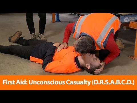 First Aid: Unconscious Casualty (DRSABCD) - Training Video
