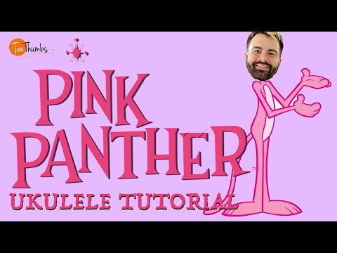 Pink Panther - Beginner Chord Melody Ukulele Tutorial
