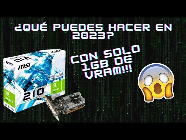 Vídeo relacionado con QTHREE GeForce GT 210 Tarjeta Gráfica, 1GB DDR3 64-bit, HDMI DVI VGA, Perfil bajo, Tarjeta de Video de Escritorio para PC, DirectX 10