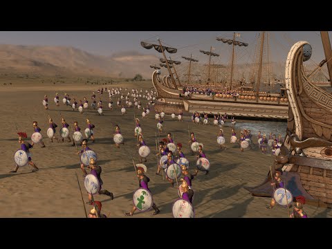 MASSIVE CARTHAGE BEACH LANDING - Total War ROME 2