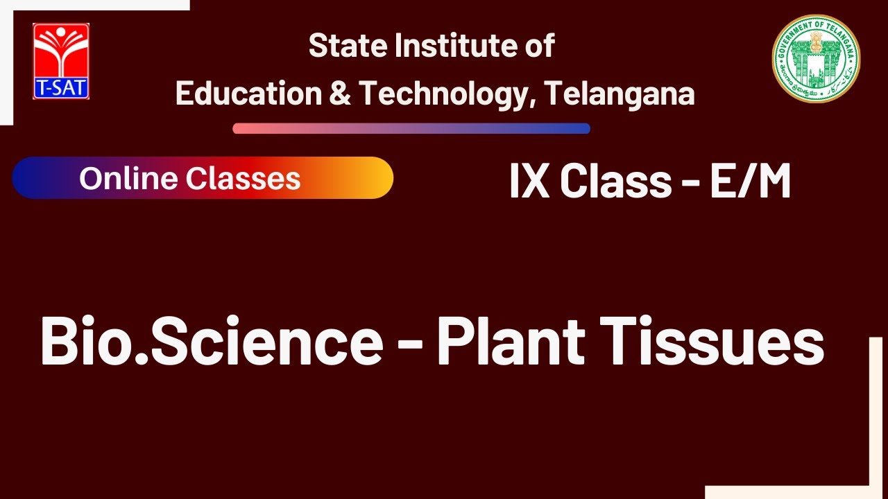 IX Class (E/M) || Bio.Science - Plant Tissues