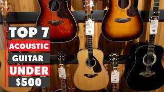 Best Acoustic Guitars Under $500 in 2025 - Affordable & High Quality!