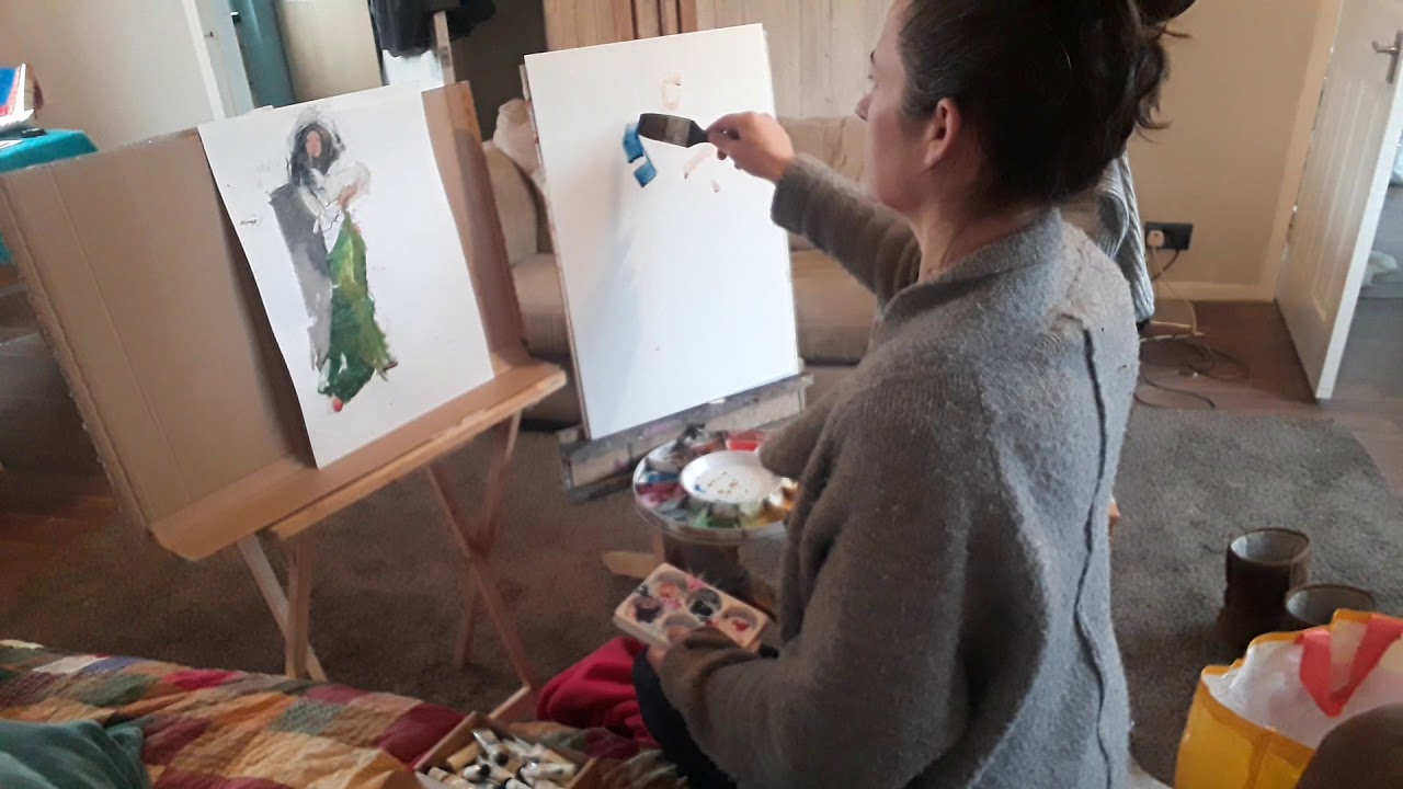 Flamenco dancer step 1