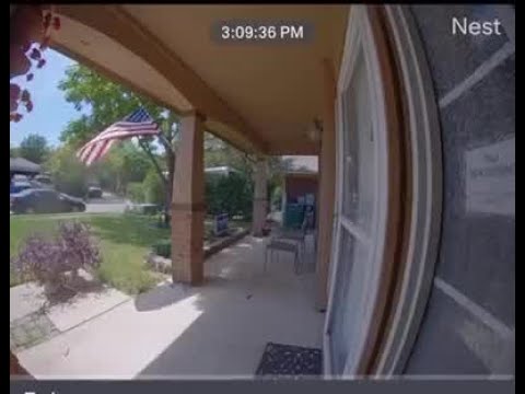 Doorcam video near scene of Cedar Park shooting on Sunday