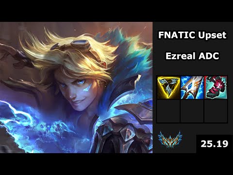 FNATIC Upset (Ezreal) vs (Jinx) - EUW Challenger - Patch 25.19