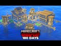 I Survived 100 Days LOST AT SEA in Minecraft Hardcore DEFAULT Thumbnail