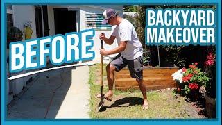 DIY Backyard Makeover BEFORE and AFTER