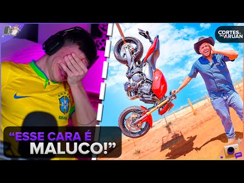 ARUAN REAGE: VOU JOGAR A HORNET DO LEO DO GUINDASTE A 100 METROS DE ALTURA (RENATO GARCIA)