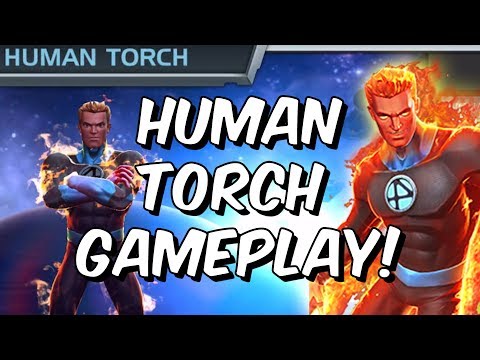 Human Torch Rank Up & Gameplay! - Fantastic Four #2 - Marvel Contest of Champions