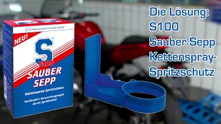 Nástavec k mazivu na řetězy S100 Sauber Sepp NEU - 1 kus, barva černá