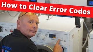 Clearing Washing Machine Error Codes Bosch, Neff, Siemens F18, F21, F61, F43, F17, F26, F63 Etc
