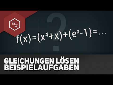 Gleichungen lösen im ABI - 3 Beispielaufgaben