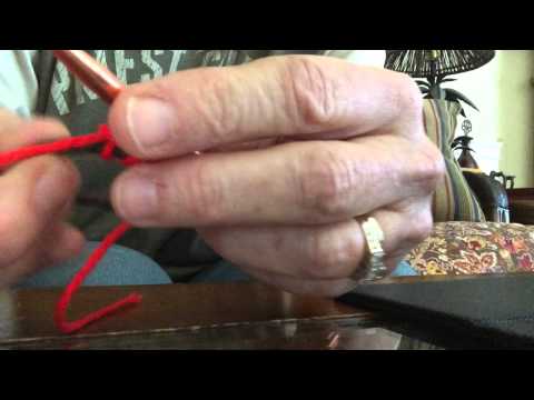 How to crochet a pony tail holder