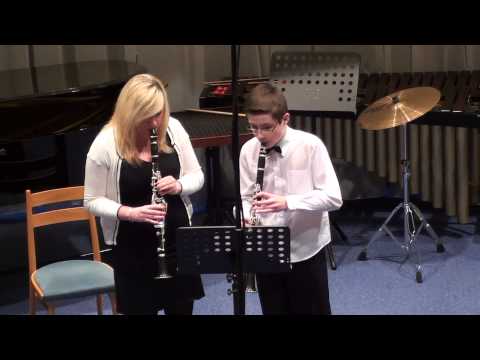 Klarinetové duo ZUŠ Jablonec n. Nisou | Koncert vítězů soutěže ZUŠ, Liberec 2013