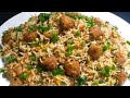 Soya Fried Rice Recipe In Kannada Soya Chunks Fried Rice Swadishta Paaka