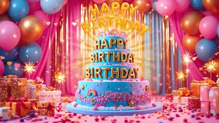 Download lagu Happy Birthday To You Song 🎉 Cheerful Birthday Video 🎂 mp3
