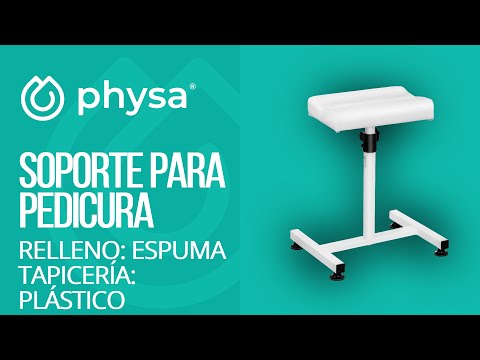 vídeo - Soporte para pedicura - blanco - 24 x 33 cm