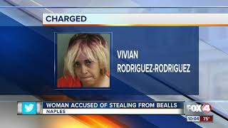Arrested for shoplifting at Bealls