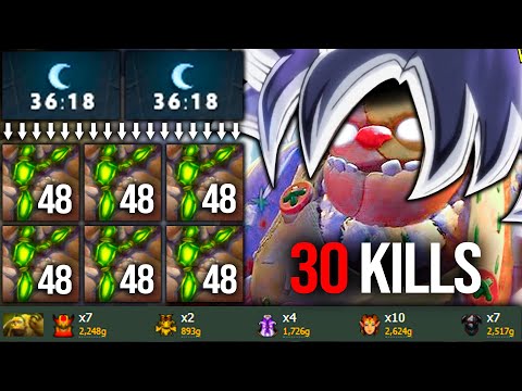 OMG 30KILLS - IMMORTAL PERSONA PUDGE SAFELANE TURNED ON ULTRA INSTINCT MODE DESTROY WHOLE ENEMY TEAM