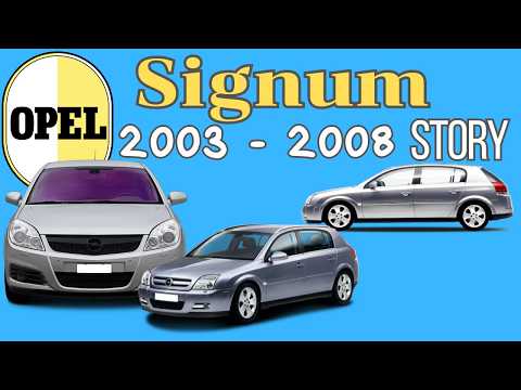The Vectra's Unknown High End Brother - The Opel Signum Story (2003 - 2008)