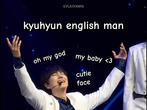 kyuhyun's unbelievable english ments