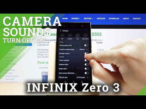 How to Turn Off Camera Shutter Sound in INFINIX Zero 3 – Switch Off Camera Sounds