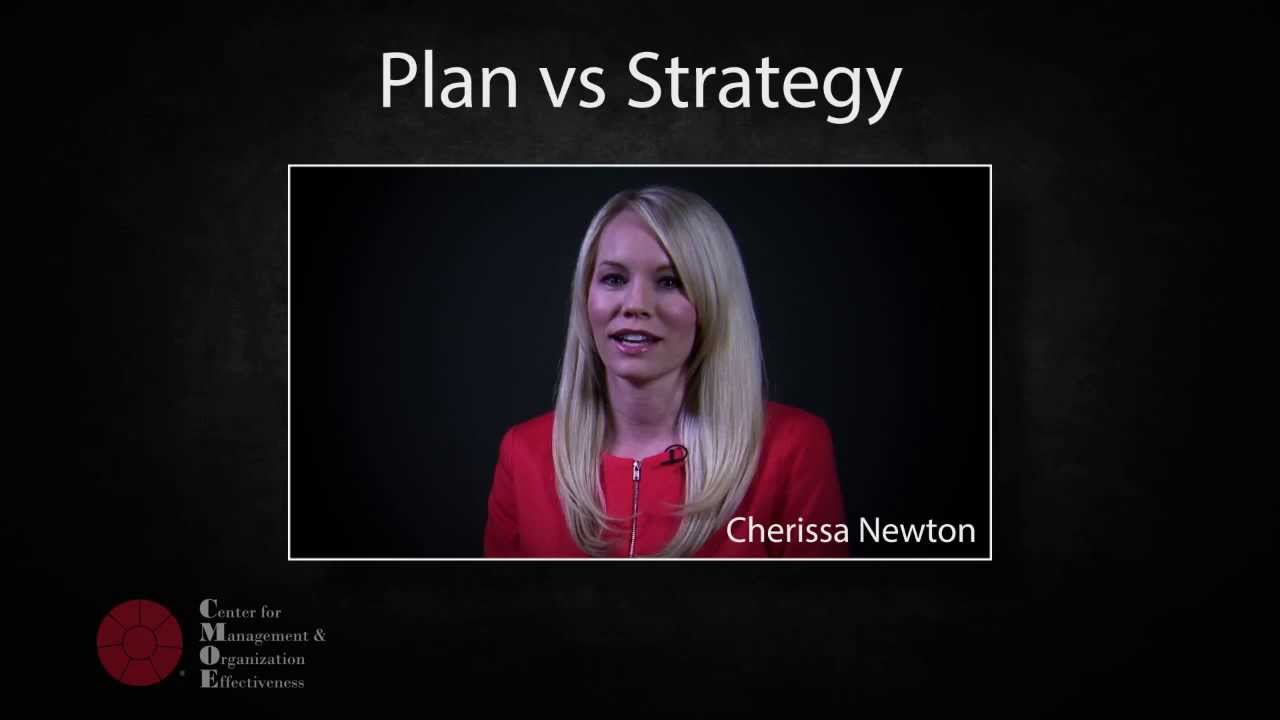 The Differences Between A Plan And A Strategy