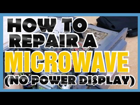 HOW TO REPAIR A MICROWAVE (No Power Display) || DTechTV