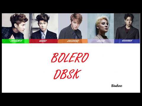 TVXQ (동방신기) - Bolero (東方神起 ) [Colour Coded Lyrics] (Rom/Eng)