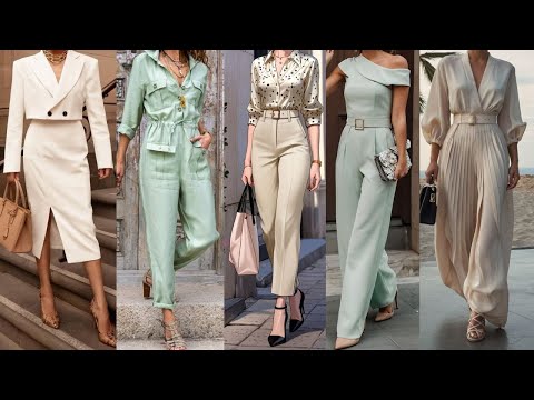 OUTFITS of different MONOCHROMATIC STYLES one of the FASHION TRENDS 2025